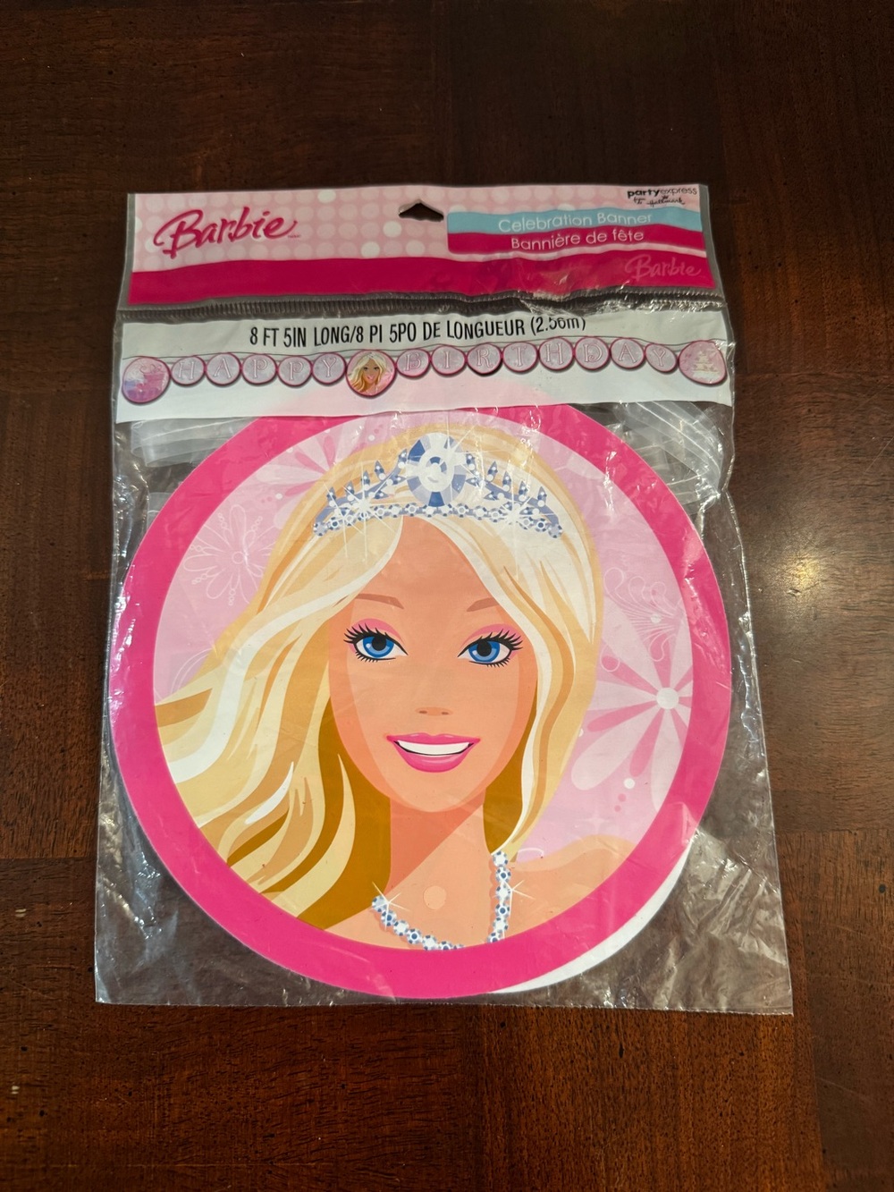 Barbie Celebration Banner Birthday Party 8 Ft Long Party Supplies